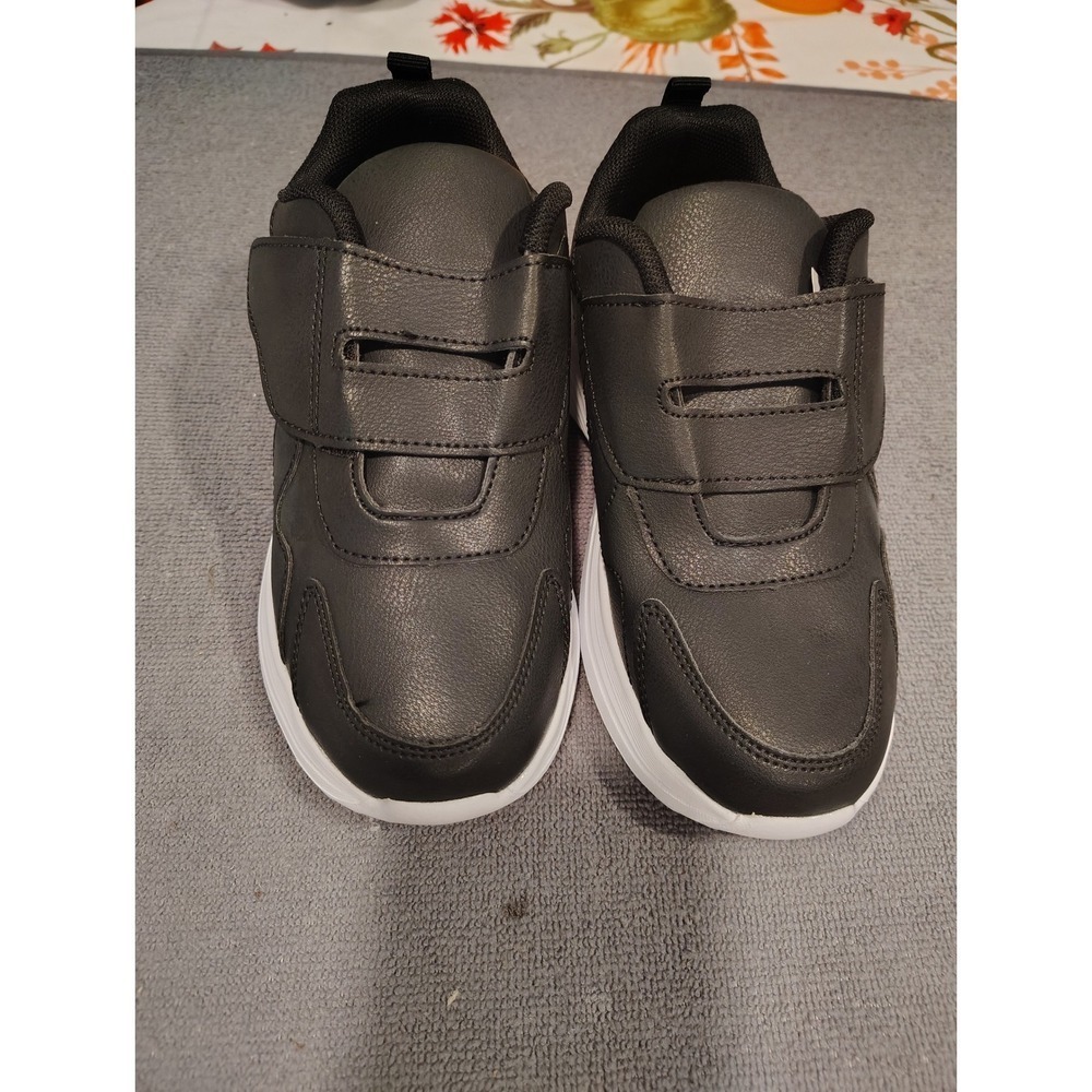 Kids High Top Athletic Sneakers Black White Size 33 Sport Shoes